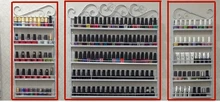 wrought iron wall hanging nail polish. Nail salons receive rack shelf.