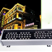 72 Вт 1 м светодиодный настенный светильник ландшафтный светильник AC 24 В AC 85 В-265 в наружный светильник s настенный линейный светильник прожектор 100 см