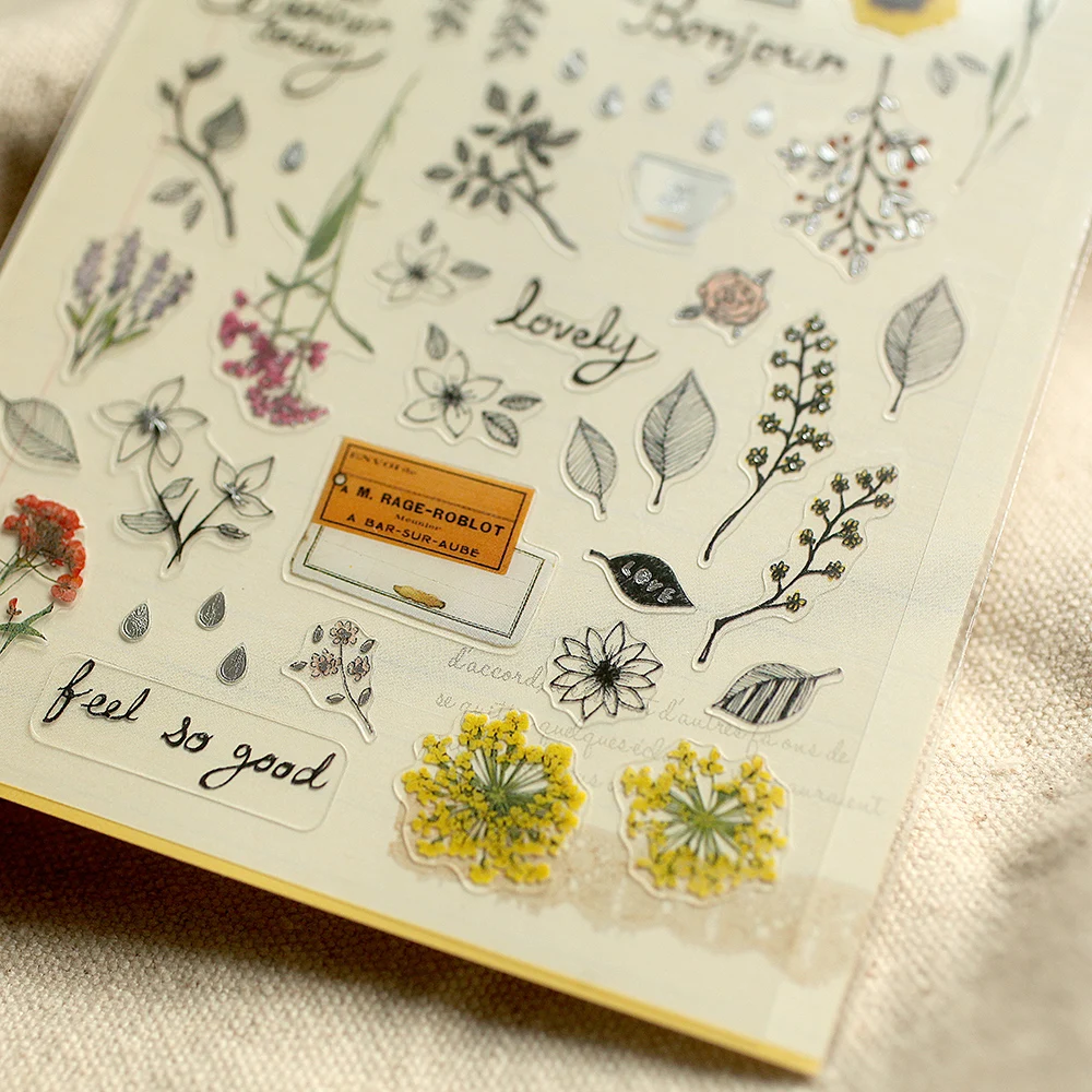 Secret Garden планировщик наклейки декоративные Сделай Сам для скрапбукинга Календари