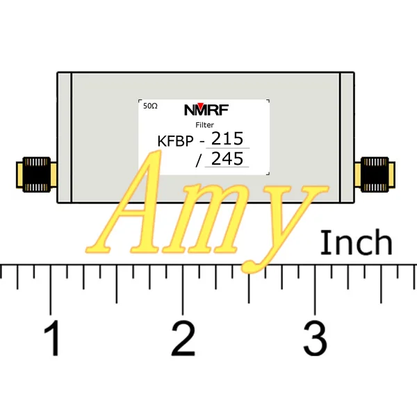 

215 ~ 245MHz VHF band pass filter, SMA interface