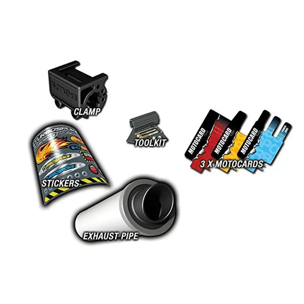 Kids Children Bicycle Bike Bell Exhaust System With BONUS Motorcycle Refill 3-Pack Bicycle Horn Bmx Mtb Cycling Accessories