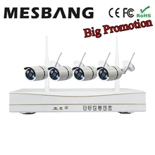 Cheap 960P Waterproof Outdoor Home Wifi Security Camera System IP Camera kit Wireless cctv camera system wifi build in 1TB HDD