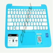 new HP TOP COVER BLUE W- 11-AH 11-AH111WM 902956-001 V135246FS3