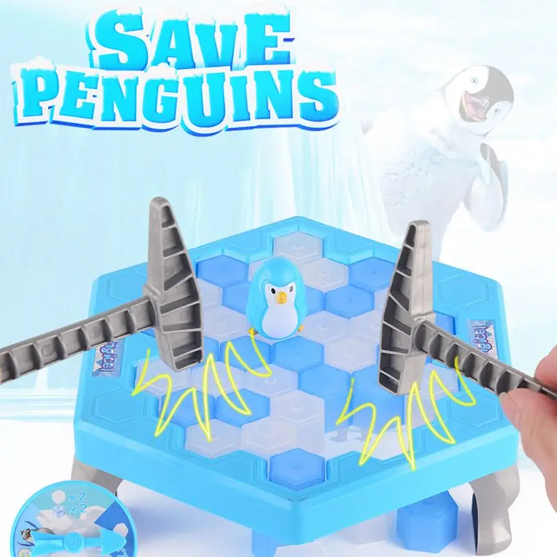 

Ice Cubes Breaking Save Penguin Puzzle Family Game Icebreaker Beating Interactive Table Game Save Edc Balance Toys For Children