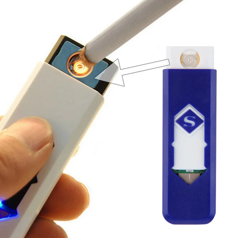 

Free Shipping USB Lighter Rechargeable Electronic Lighter Super Man Cigarette Plasma Lighter