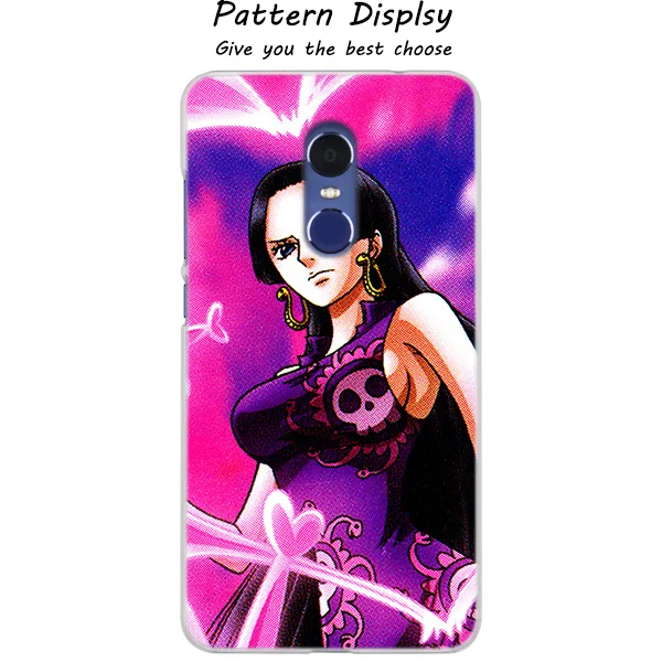 One Piece Boa Hancock Clear Cover Case for Xiaomi Redmi 3 3S 6 Pro S2