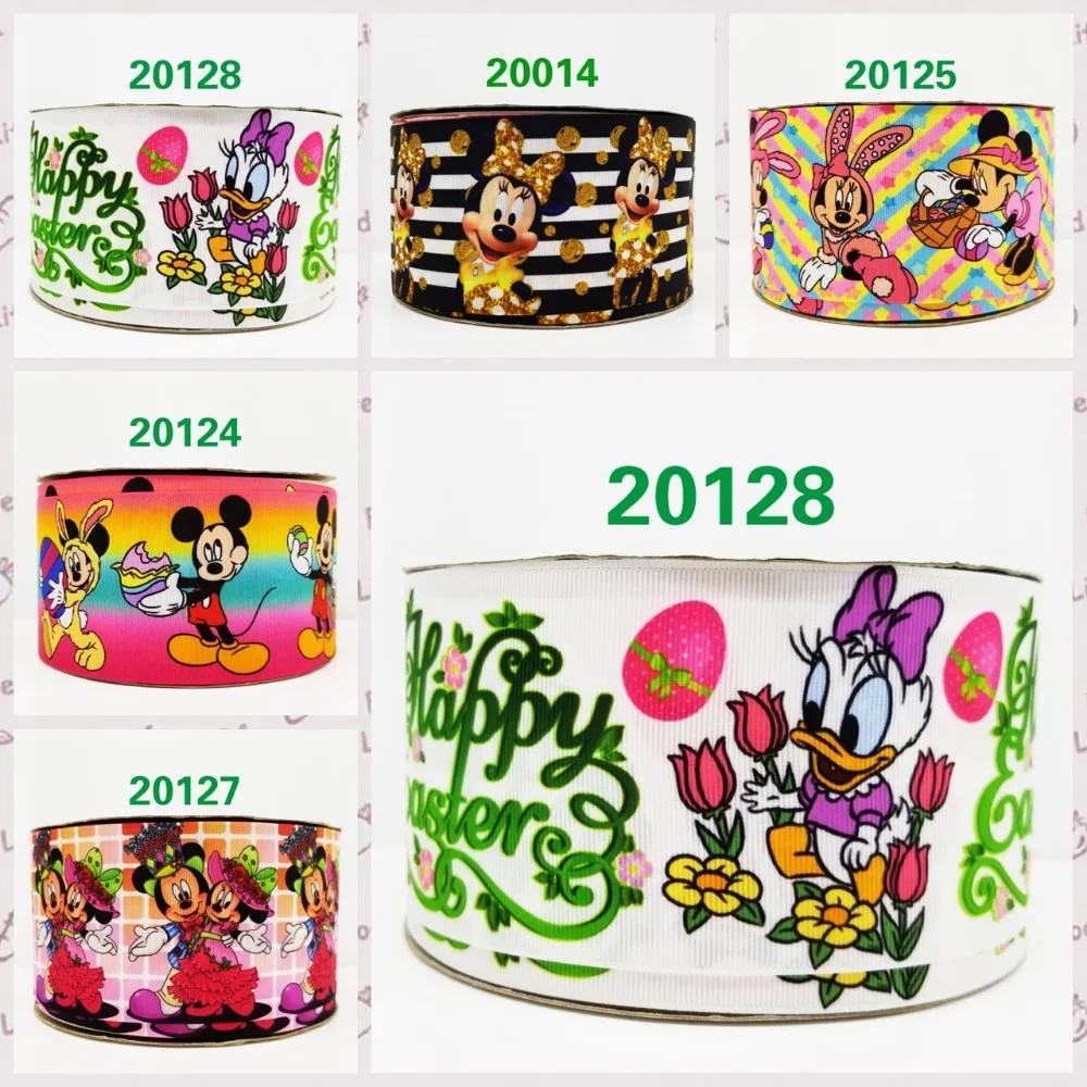 

Cartoon printed grosgrain ribbon ,satin ribbon 10 yards.