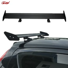 R EP Car Racing Spoiler Universal for Hatchback Car 105cm Aluminum Rear Trunk GT Wing Spoilers fit for peugeot 206 for Golf 7