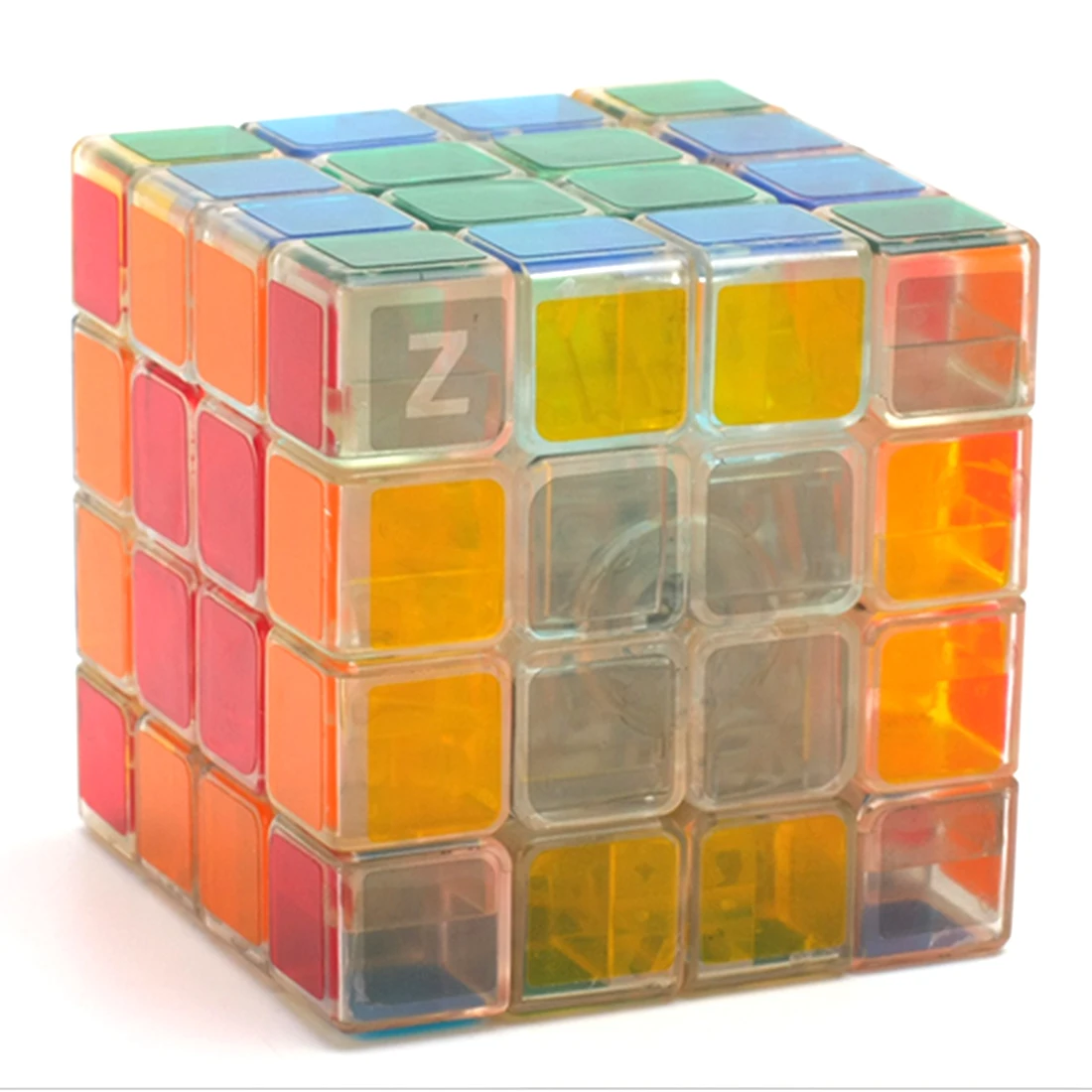

ZCUBE Transparent 4x4x4 Magic Cube Brain Teaser Speed Cube Puzzle Toy