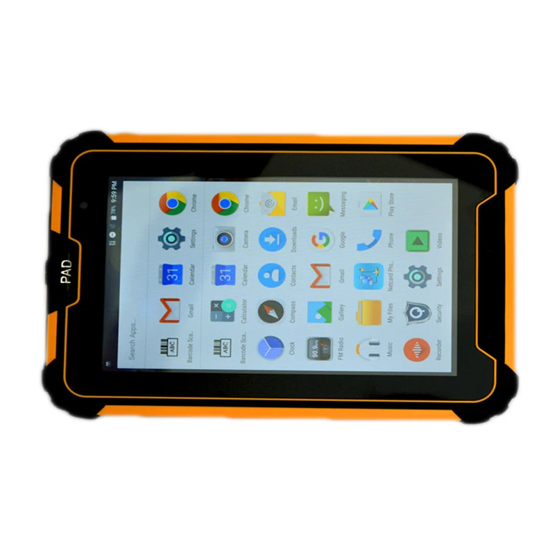 " сенсорный экран 4G gps компактный планшет Android со сканером штрих-кода считыватель 4 Гб ram ручной компьютер КПК POS терминал LF ИК rfid-считыватель