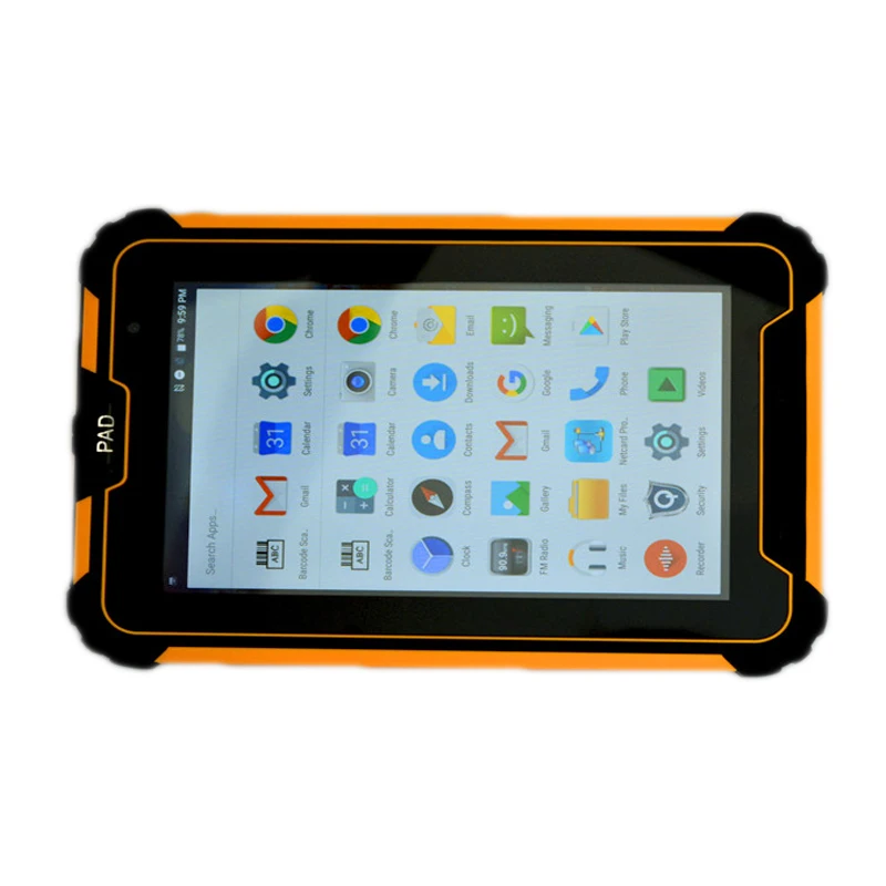 Прочный планшет Android с 8 дюймовым сенсорным экраном 4G GPS сканером штрих кода