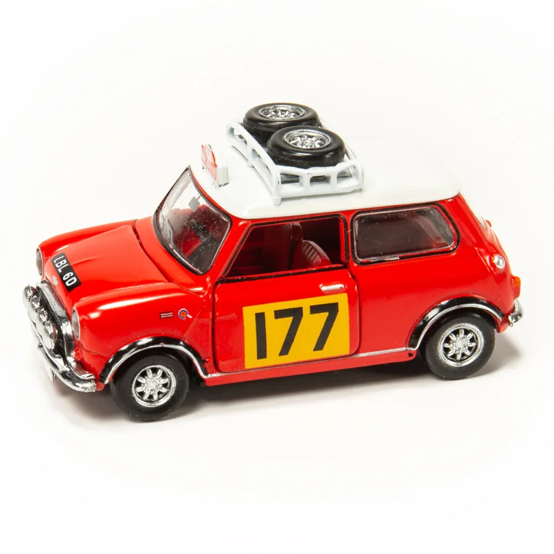 

Rare 1/64 New Special Die-cast Metal Mini Cooper Off-road Racing Model Desktop Display Collection Toys For Children