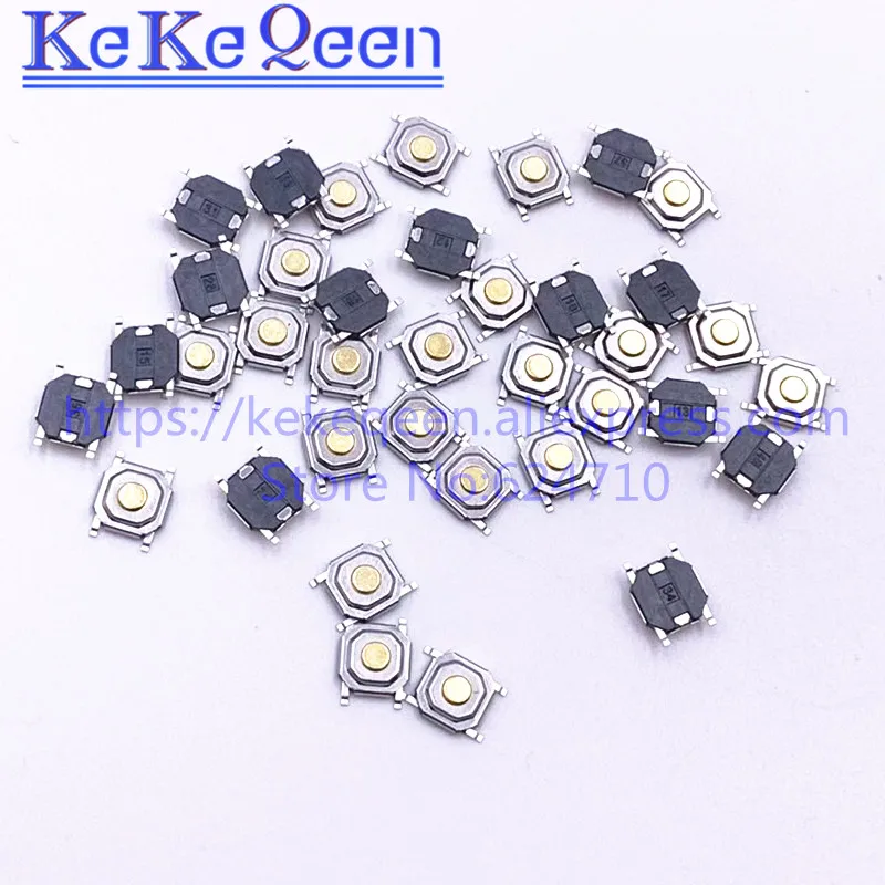 100 шт./лот 5 2*5 2*1 мм 2x5 2x1 SMD 4 фута кнопочный переключатель микропереключатель
