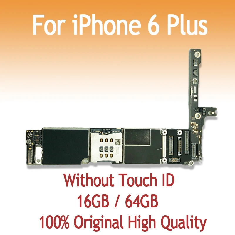 Оригинальная материнская плата 16 Гб 64 128 ГБ для iPhone 6 Plus без отпечатков пальцев Touch