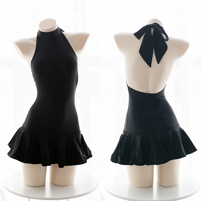 

Cos saber Japanese swimsuit cosplay Fate Zero Stay Night sukumizu black swimwear