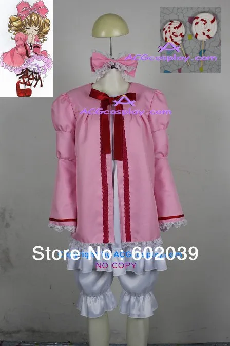 Rozen Maiden Hinaichigo кукла клубника Косплей Костюм включает сахар реквизит ACG |