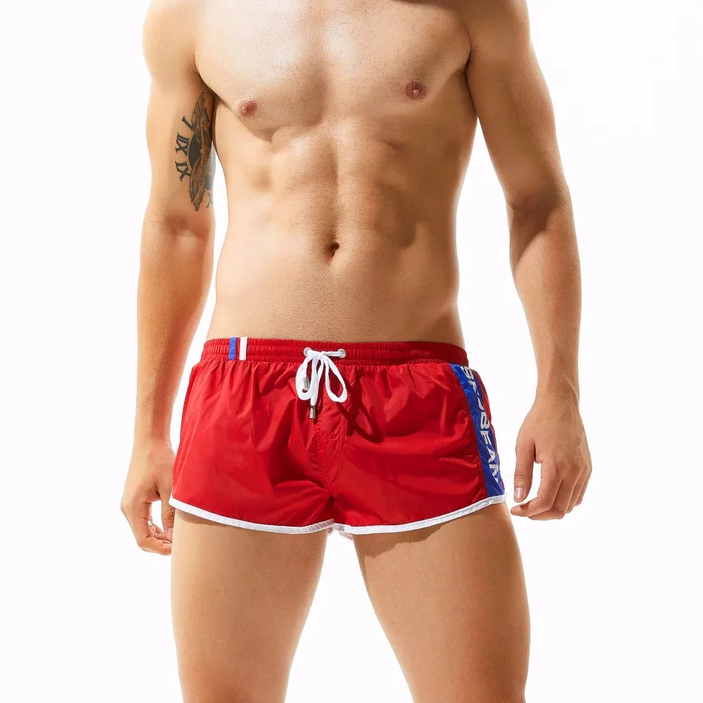Mens Sports Fitness Set Breathable Quick-Drying Set Soft Breathable Swimsuit