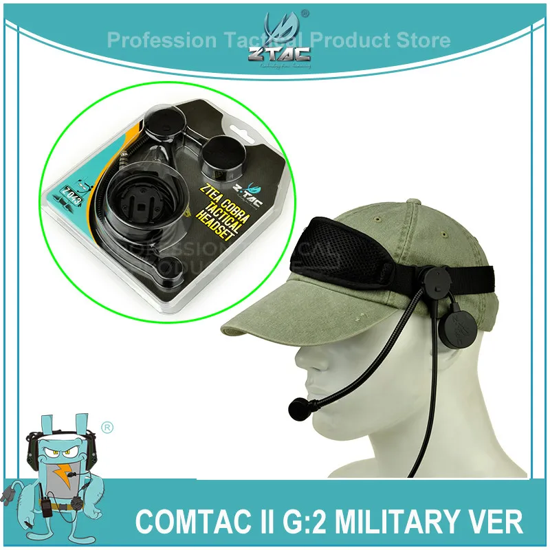 Z-tac Tactical Softair Zcobra наушники-вкладыши для связи на открытом воздухе