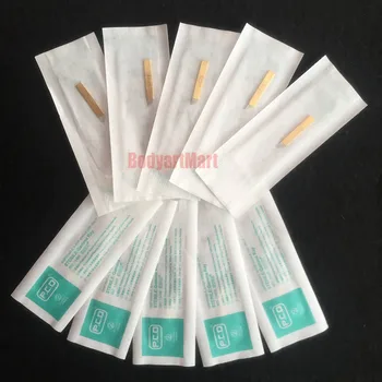 

50PCS PCD 12 Pin Permanent Makeup Eyebrow Tatoo Blade Microblading Needles blade For 3D Embroidery Manual Tattoo Pen hard blade