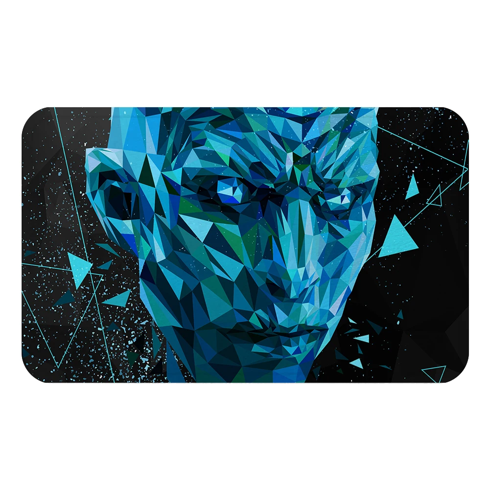 Игра престолов персонажи мультфильмов крутой коврик для ванной декоративные Противоскользящие коврики для комнаты автомобиль пол бар коврики двери домашний Декор подарок - Цвет: Красный