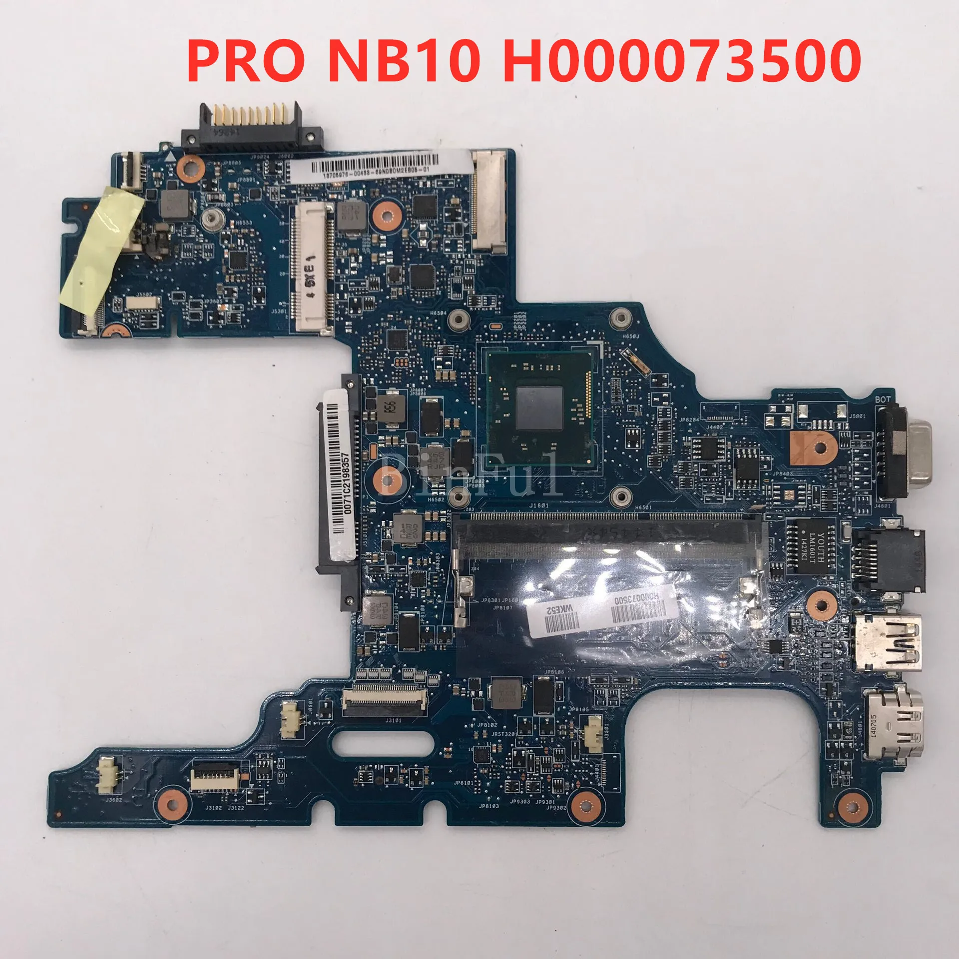 Высокое качество для NB15 материнская плата ноутбука H000073500 с SR1YJ N2840 CPU 100% Полная