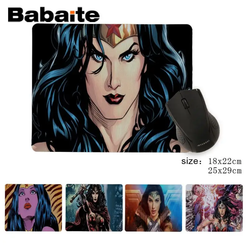 

Babaite Wonder Woman Style Beautiful Anime Mouse Mat Fashion Computer Mousepad Gaming Mouse Mats