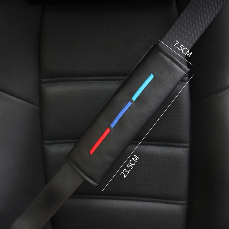 Автомобильный ремень безопасности Наплечная накладка удобный ремень безопасности для вождения автомобиля Наплечная накладка подушка накладка на ремень для BMW/M Цвет водителя