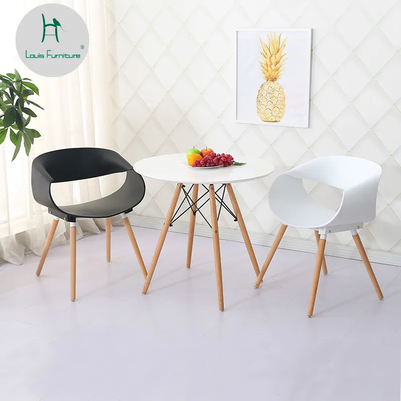 

Louis Fashion Dining Chair Modern Simple Home Dining Room Adult Cafe Backrest Personality Designers Negotiate Conference