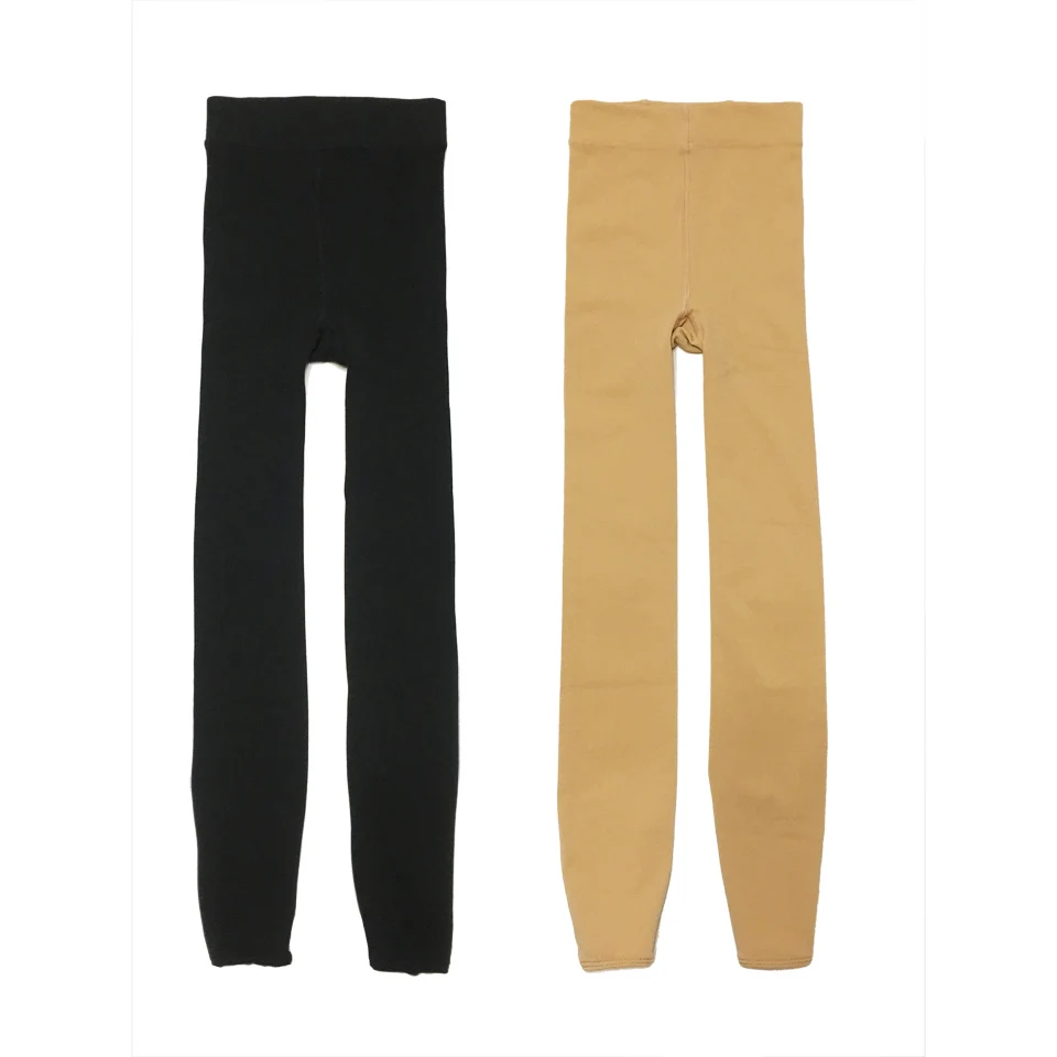 Figure Skating Pantyhose Ice Skate Pants Socks Tights Thermal Leotard Long Children Ice Skate Pants With Shoes Cover Half IF01 figure skating tights