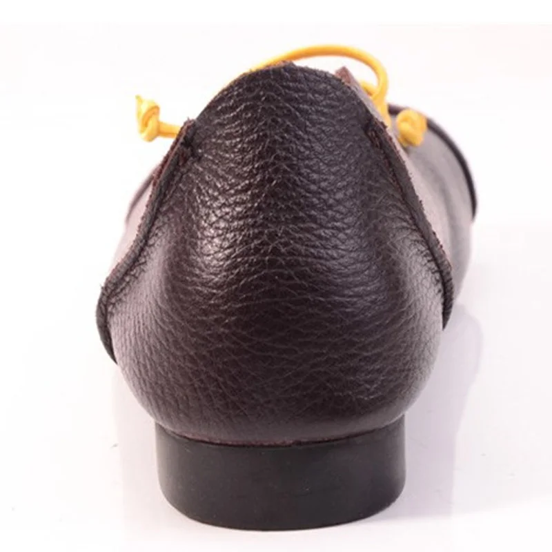 Carré Femme Bande Femmes Plat En Glissent automne Printemps Chaussures Yaerni Dames Plates Cuir Sur Mocassins Véritable Bout Bleu Élastique ZiOwPkuTXl
