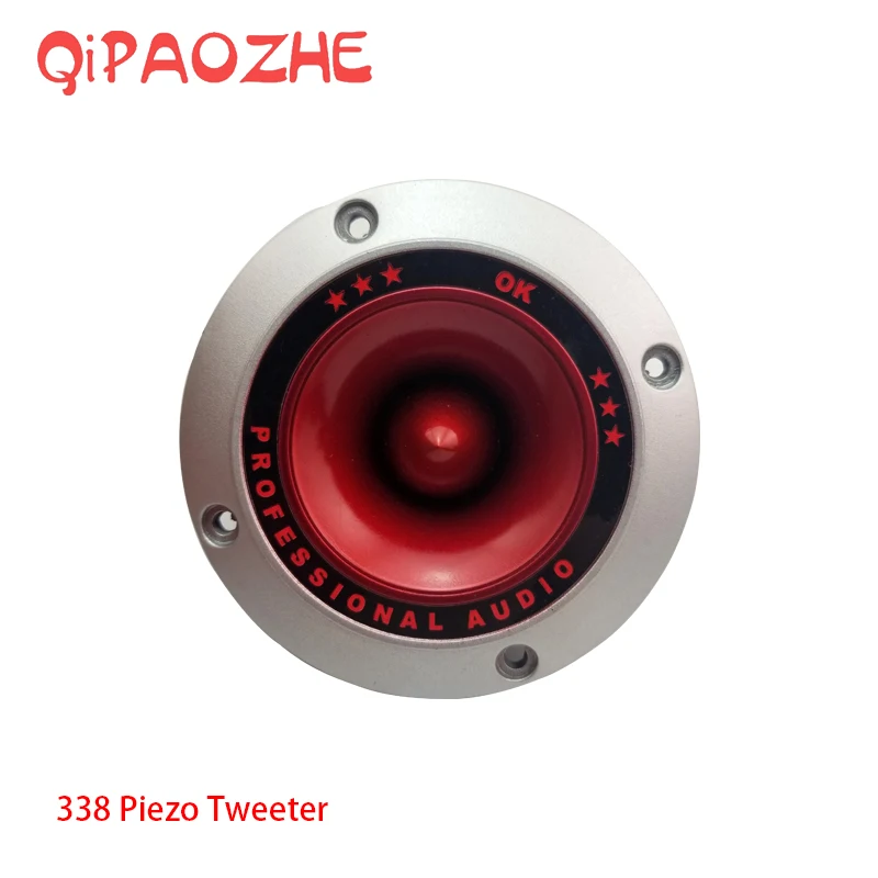 

QIPAOZHE Piezo Tweeter 100W Piezoelectric Tweeter Loudspeaker Treble Audio Speaker DIY