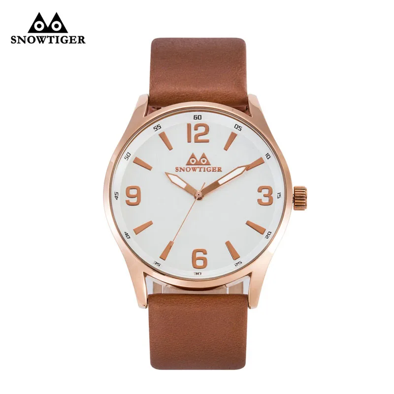

Snowtiger Green and White Luminous Neutral Simple Fashion Business Dress Women Sport Watch Female Round Man Quartzwatch 20