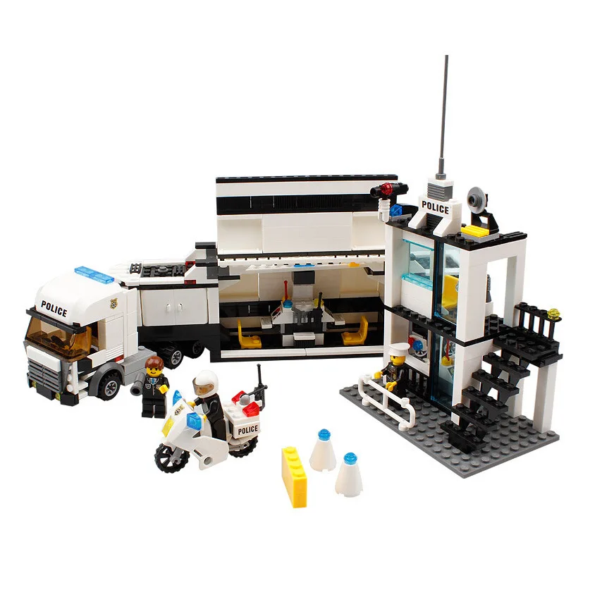 511PCS Compatible Module City Mobile Police Series SWAT Truck Station Blocks Bricks figure Toy For Children | Игрушки и хобби