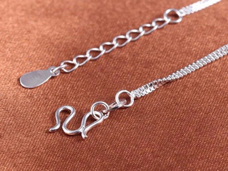 Sinya 925 Sterling Silver Bracelets pulseiras for Women Girls lover gift sl82 (16)