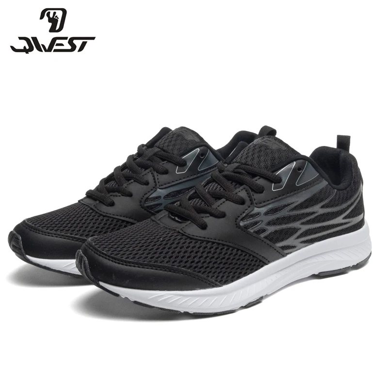 

QWEST Brand Spring Leisure Sports Running Shoes Hook& Loop Outdoor Navy Sneakers for Boy Size 36-41 Free Shipping 91K-JSZ-1303