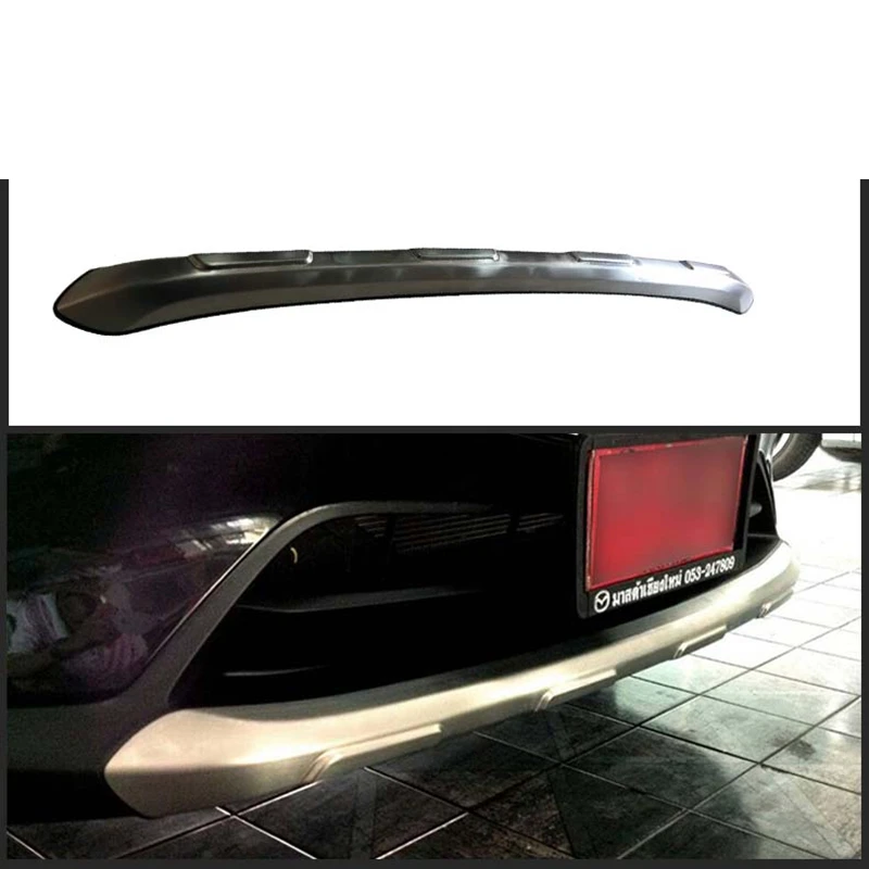 

MONTFORD For Mazda CX-3 CX3 2015 2016 2017 2018 Stainless Steel Front Rear Bumper Guard Protector Skid Plate Bumper Covers 2Pcs