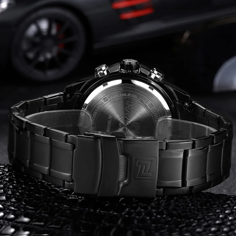 Top Men Watches Luxury Brand Naviforce Men Quartz Hour Analog Led Sports Watch Men Army Military-5