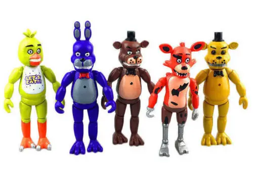 Новый Five Nights At Freddy's 9 12 см FNAF 4/5/6/11/12 шт. игры фигурки героев Fazbear Foxy кукол из ПВХ