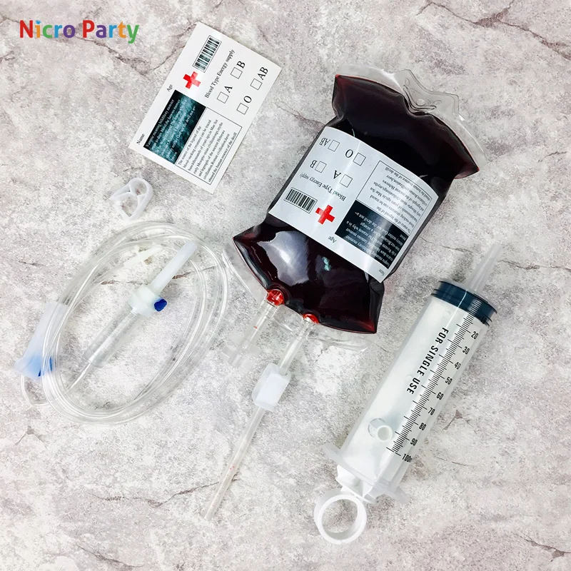 Nicro прозрачная пищевая пленка для Хэллоуина сумка напитков Дневники вампира