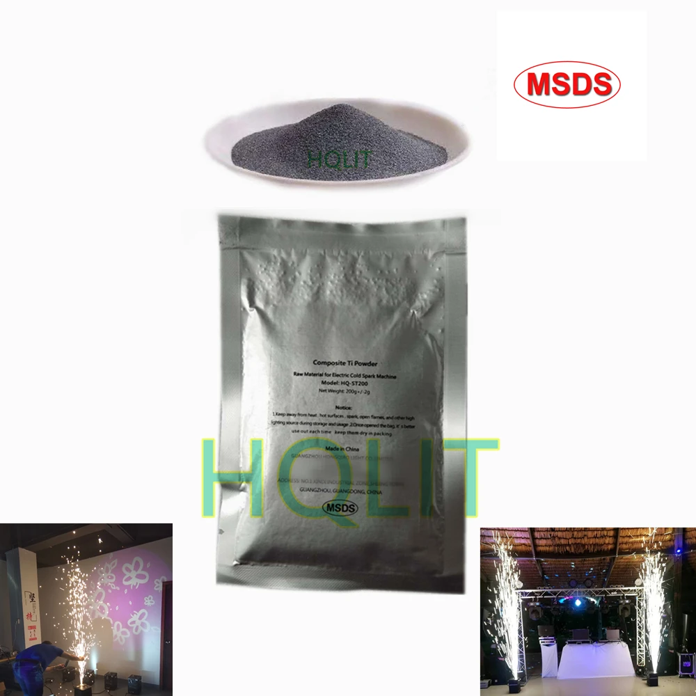 

Ti Powder 200g/bag For Cold Spark Firework sparctic stage msds
