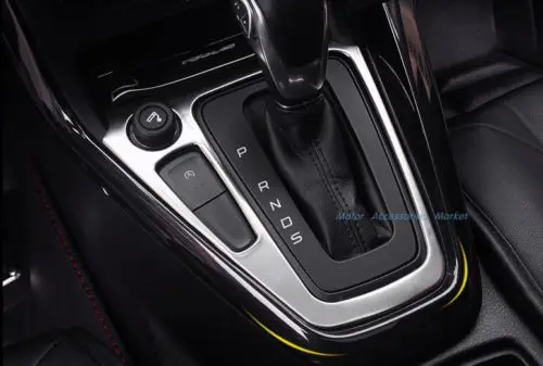 Ручка переключения передач из нержавеющей стали Накладка для Ford Focus 2015 2016 2017
