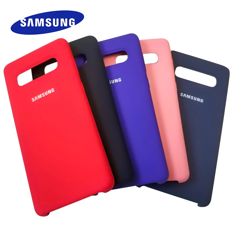 

Original Samsung S10 Plus Case Soft Silicone Case Galaxy S10 S10+ S10e Case Silky and Soft-touch finish Silicone Protector cover