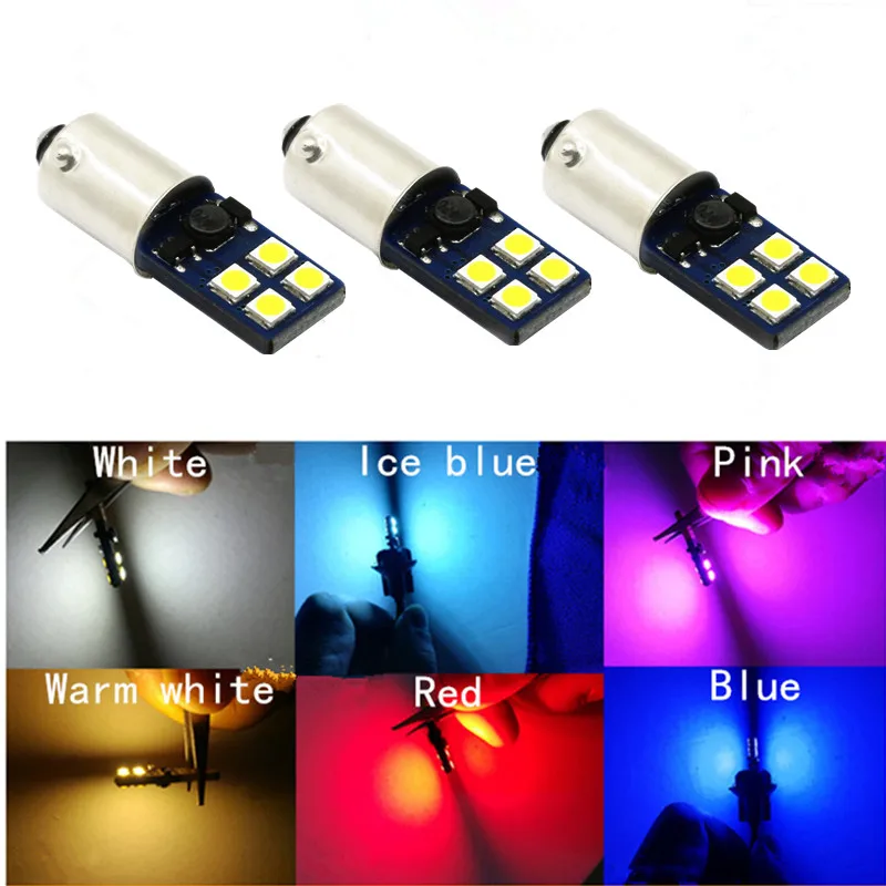 

1pcs High Quality BA9S 434 T4W LED8 3030 SMD H6W Car Auto 5730 DC 12V Interior Lighting Reading Lights Dome Lamp Wholesale