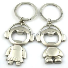 Новинка для мальчиков и девочек брелок Брелок Любовник Романтический Творческий свадебной церемонии подарок 100 пар/лот
