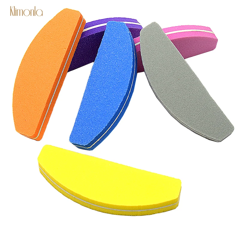 

10pcs Mini Small Nail File Set Mix Color 100/180 Nail Polisher Sanding Blocks Sponge UV Gel Cuticle Remover Manicure Care Tools