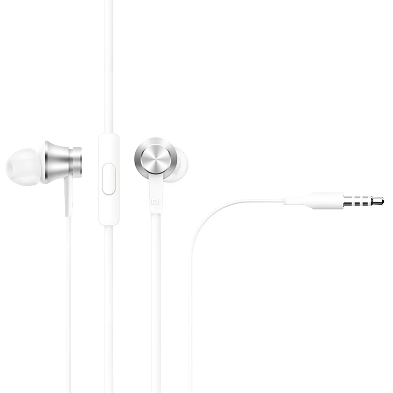 Xiaomi Piston наушники Basic In-Ear с микрофоном Микрофон Встроенный Handsfree проводной контроль 1,25 м шнур для Redmi смартфонов