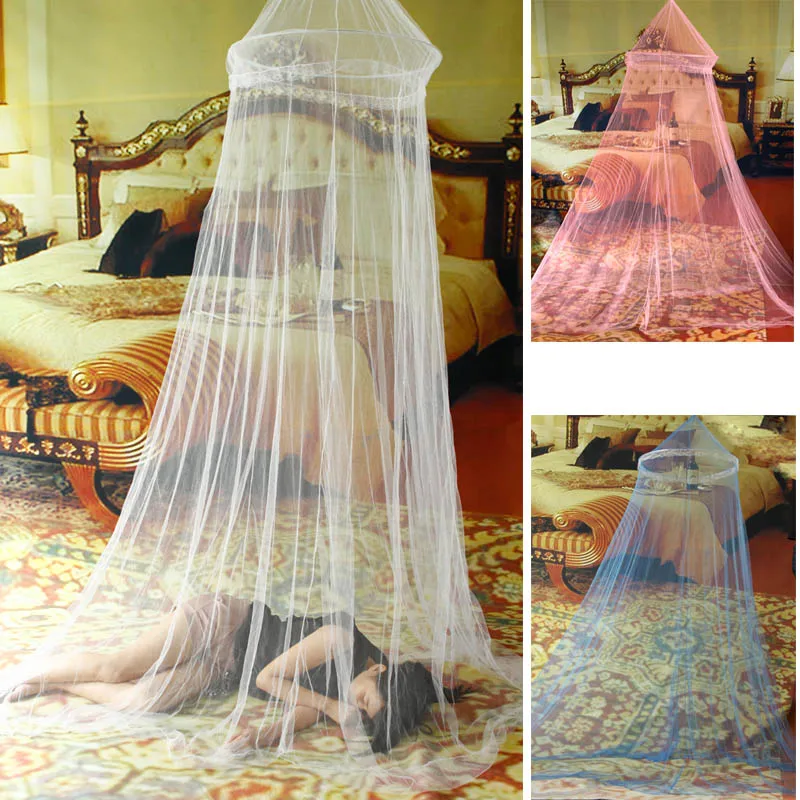 Elegant Netting Bed Canopy Mosquito Net Door White Curtain ...