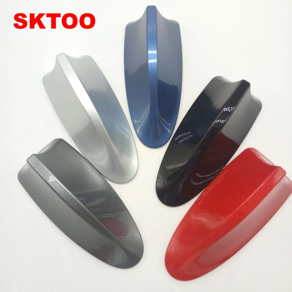 

SKTOO For Toyota Rav4 Verso Yaris Car Shark Fin Roof Antenna Auto With Blank Radio Signal Antennas Cars Aerial 3M Sticker Antena