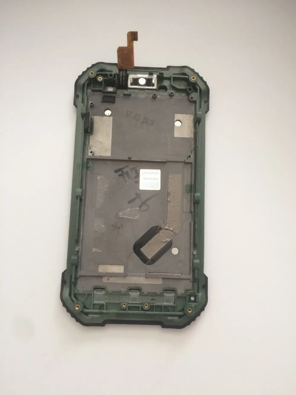Б/у ЖК экран + сенсорный рамка для Blackview BV6000 4 7 MT6755 Octa core 1280x720 Бесплатная доставка| |