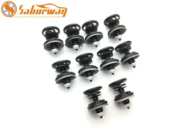 

Saborway 10PCS Car Interior Door Card Panel Trim Clip For Touran Tiguan Golf Passat J etta 5 6 MK5 MK6 Polo A4 A6 A8 Q5 RS4 RS6